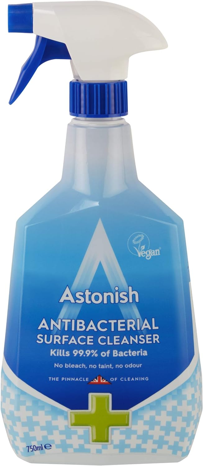 Astonish Antibacterial Surface Cleanser Spray, 750ml