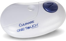 Load image into Gallery viewer, Culinare One Touch Electronic Tin Opener, White
