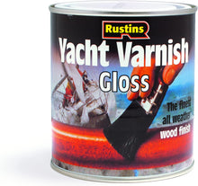 Load image into Gallery viewer, RUSTINS Yacht Varnish Gloss Clear 500ml
