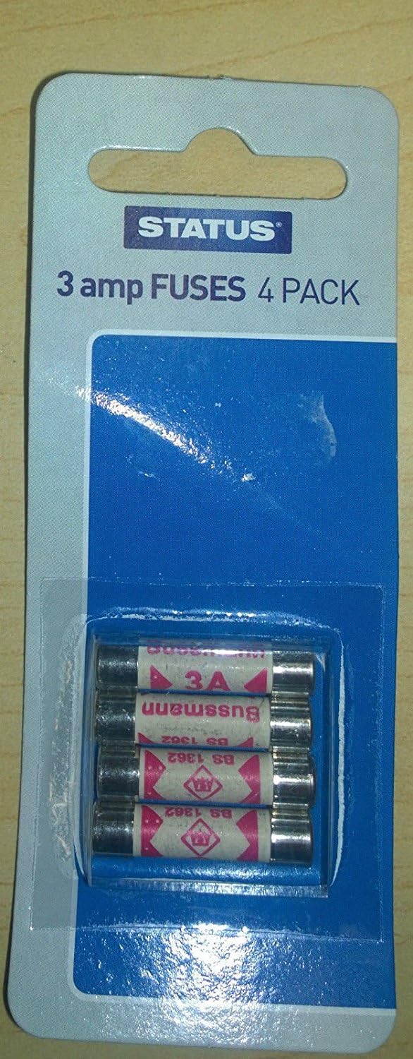 Status 3 Amp fuses (4 pack)