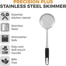 Load image into Gallery viewer, Precision Plus Skimmer with Hanging Loop, Softtex Handle, Stainless Steel
