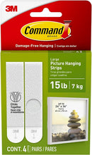 Load image into Gallery viewer, Command Large Picture Hanging Strips
