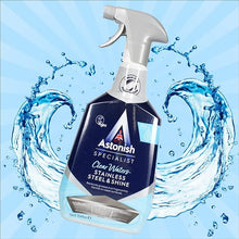 Load image into Gallery viewer, Astonish Specialist Clear Waters Stainless Steel &amp; Shine Spray 750ml
