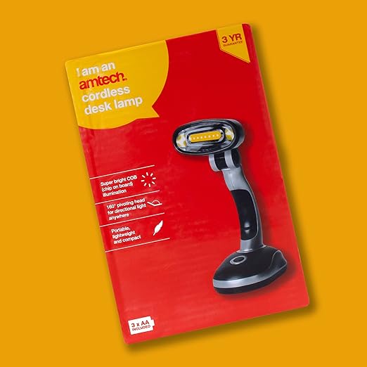 Amtech Cordless Desk Lamp