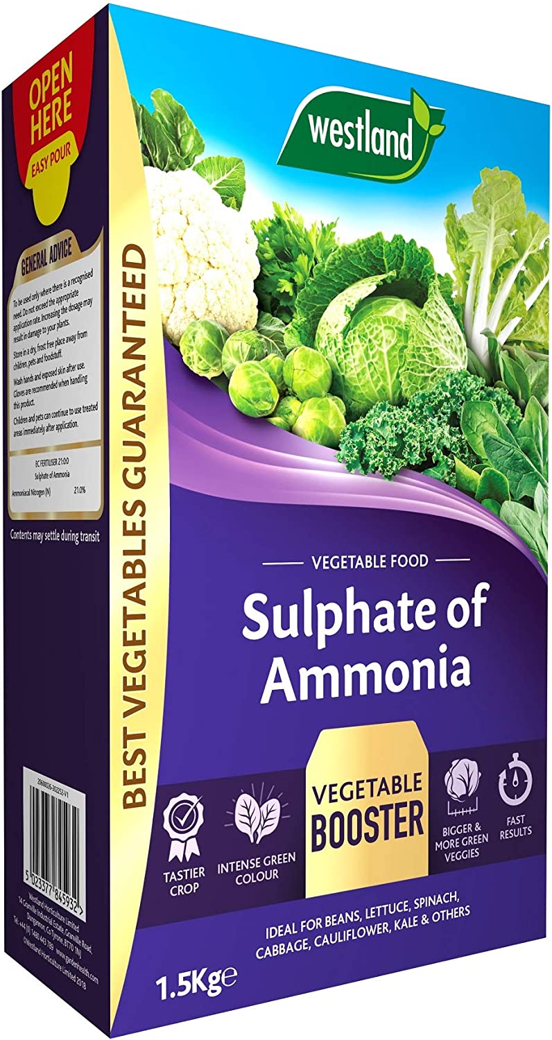 Westland Sulphate of Ammonia Vegetable Crop Food, 1.5 kg