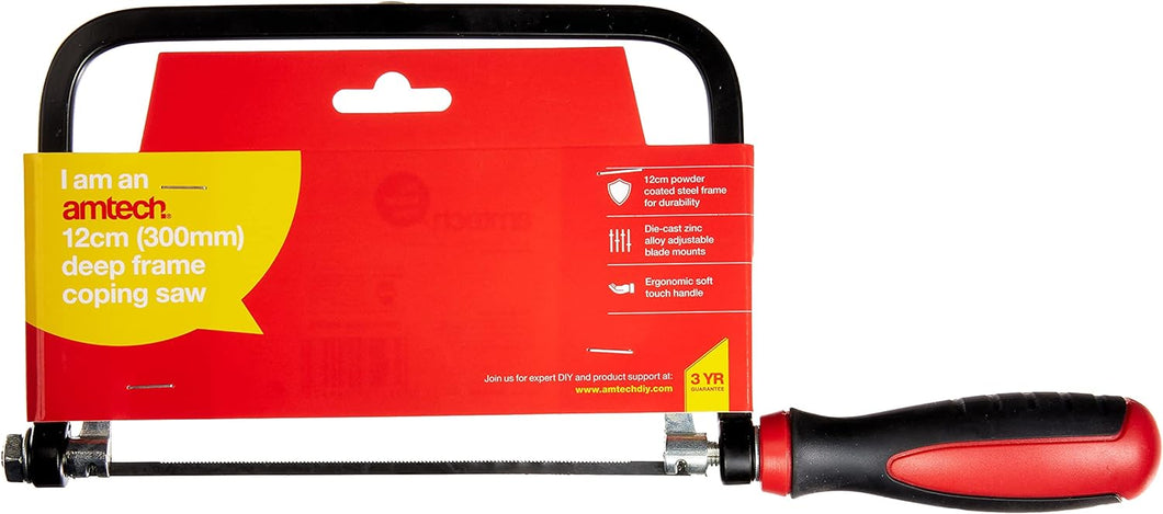 Amtech 120mm Deep Frame Coping Saw