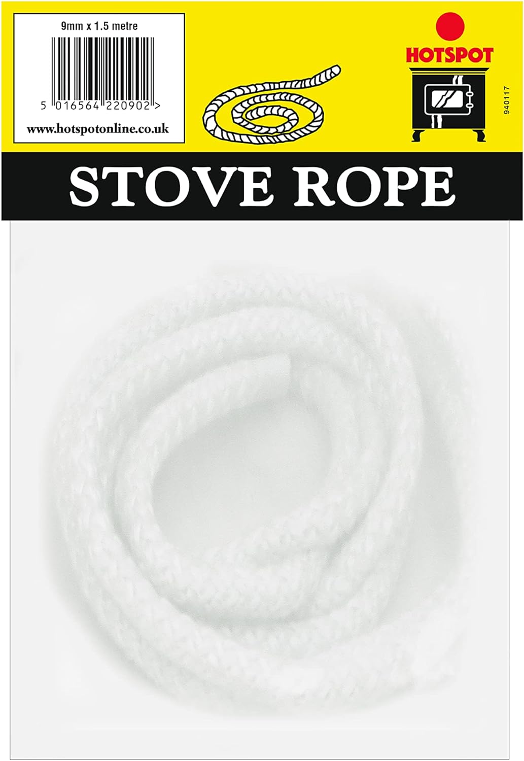 Hotspot Stove Rope 9mm  x 1.5m