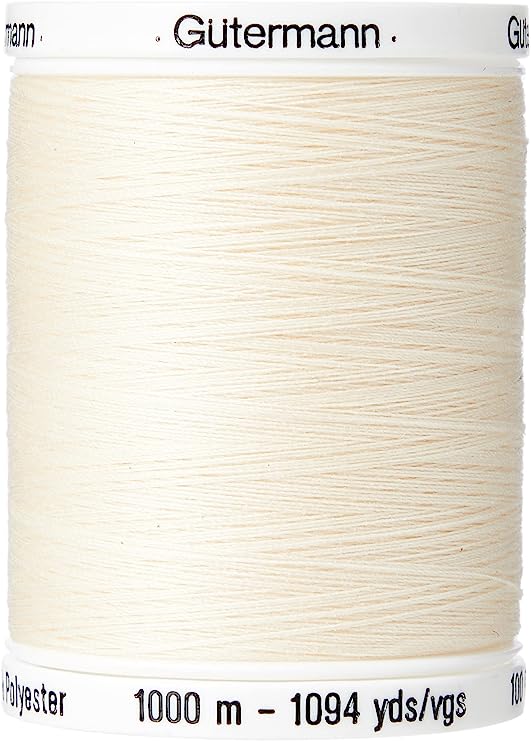 Gutermann Sewing Thread 1000m Spool - Colour 414 Cream