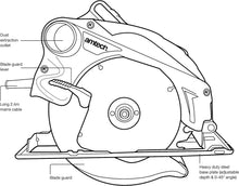 Load image into Gallery viewer, Amtech 1300 Watt circular saw
