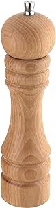 Apollo Brand Pepper/Salt Mill Beech Wood, Shaker Grind, Natural Beech Wood, Size: 22x6cm, Natural