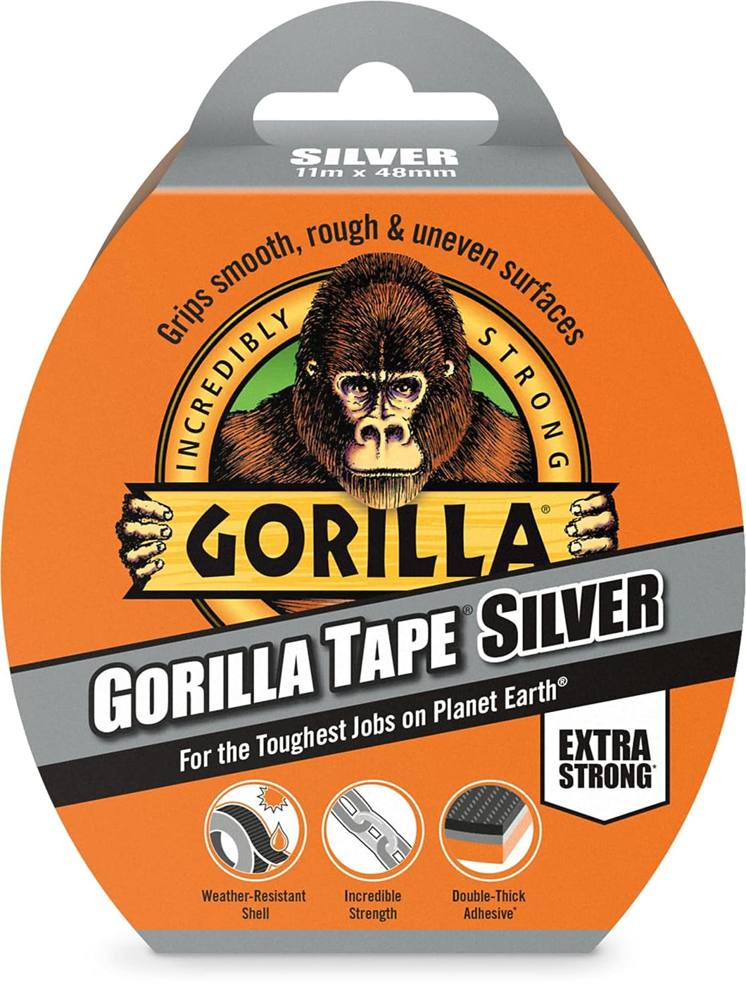 Gorilla Tape Silver 48mm x 11m