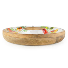 Load image into Gallery viewer, Chip &amp; Dip Dish Mango Wood - Tomatoes 4pk
