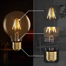 Load image into Gallery viewer, Vintage LED Bulb E27 G80 Dimmable 4W Globe Light Warm White ~3377
