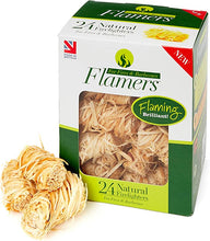 Load image into Gallery viewer, Flamers Natural Firelighters 24 Pack
