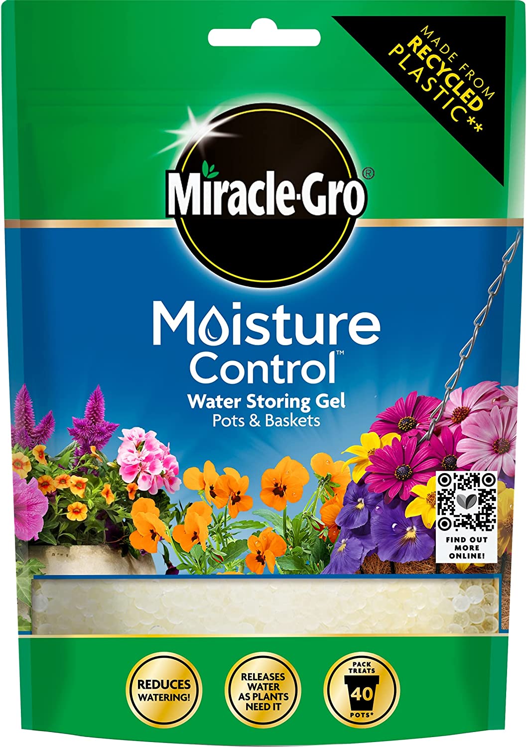 Miracle-Gro Moisture Control Water Storing Gel for Pots 200g