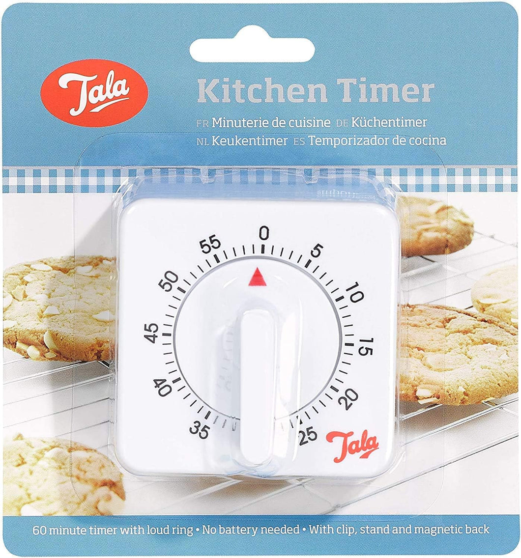 Tala Classic 1 Hour White Mechanical Timer