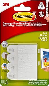 Command Small Picture Hanging Strips