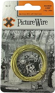Centurion No 2 3m Brass Picture Wire