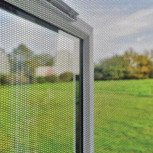 Load image into Gallery viewer, Zero In Window Fly Screen. 1.3 x 1.5 m. Weighted, Washable Barrier Mesh, UV Light Resistant. Protects Homes from Insects and Flies
