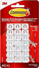 Load image into Gallery viewer, Command White Indoor Decorating Clips

