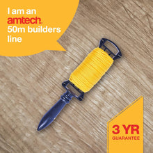 Load image into Gallery viewer, Amtech 50m (165ft) builder&#39;s line
