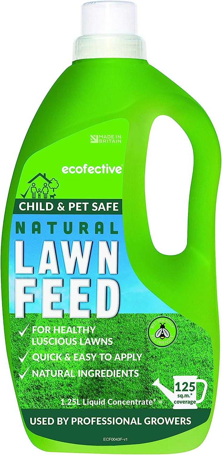 Ecofective Natural Lawn Feed, 1.25L liquid concentrate