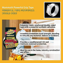 Load image into Gallery viewer, EverBuild Mammoth Tape Powerful Grip Double Sided Tape - 25mm x 2.5m
