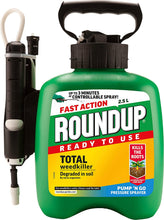 Load image into Gallery viewer, Roundup Ready to Use Total weedkiller  Pump &#39;N Go Pressure Sprayer
