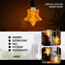 Load image into Gallery viewer, E27 LED Filament Bulb 4W Star Light Bulb Warm White ~4060

