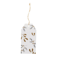 Load image into Gallery viewer, Mistletoe White Christmas Gift Tags | 8 Pack | Gifts |
