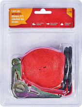 Load image into Gallery viewer, Amtech 4.5mx25mm Ratchet tie down
