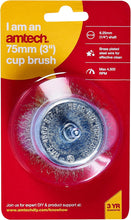 Load image into Gallery viewer, Amtech 75mm (3&quot;) Cup brush
