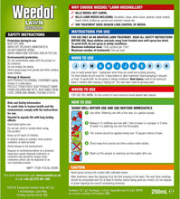 Load image into Gallery viewer, Weedol Lawn Weedkiller Liquid Concentrate Bottle (250 ML)
