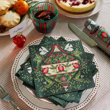Load image into Gallery viewer, Green Christmas Paper Napkins - 20 Pack | Christmas Napkins |

