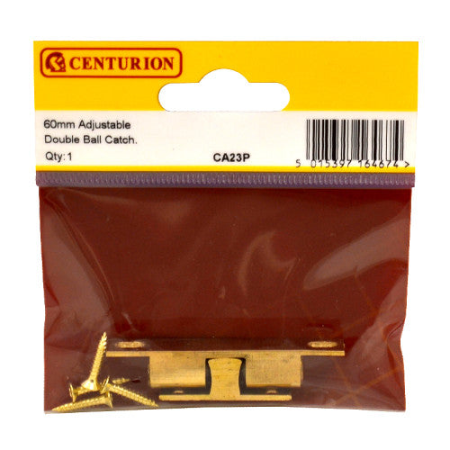 Centurion - 60mm Adjustable Double Ball Catch - CA23P