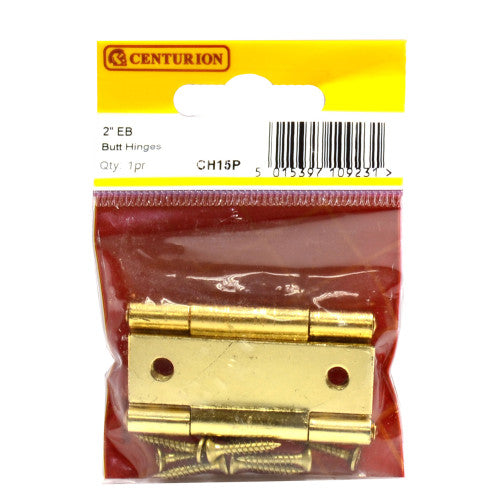 Centurion 50mm EB 1883 Pattern Steel Butt Hinge - CH15P