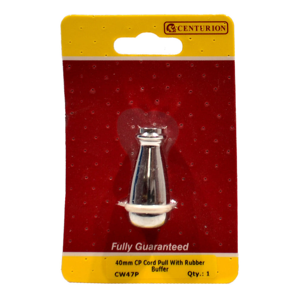 Solid Brass Cord Pulls, 40mm, Chrome Plated