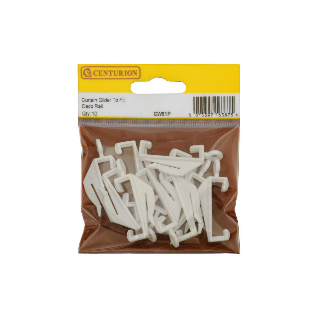 Centurion Curtain Glider To Fit Deco Rail (Pack of 10)