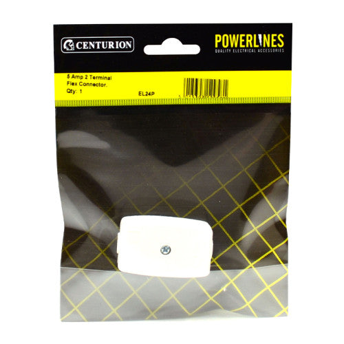 Centurion Powerlines 5A 2 Term. Flex Connector - EL24P – HeadcornHardware