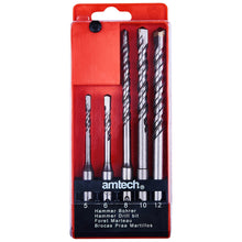 Load image into Gallery viewer, Amtech - 5 Piece SDS Drill Bit Set
