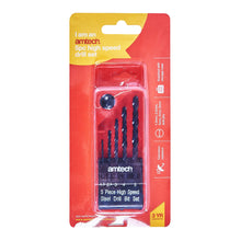 Load image into Gallery viewer, Amtech - 5pc High Speed Drill Set
