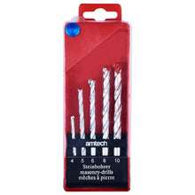Load image into Gallery viewer, Amtech - 5pc Masonry Drill Bit Set
