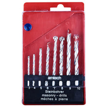 Load image into Gallery viewer, Amtech - 8pc Masonry drill Bit Set
