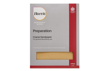 Load image into Gallery viewer, Harris Seriously Good Coarse Sandpaper - 4 Pack
