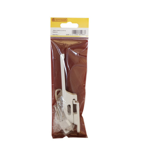 Centurion White Locking Casement Window Fastener
