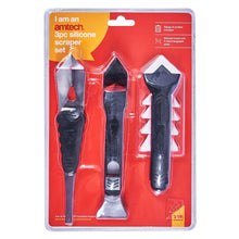 Load image into Gallery viewer, Amtech 3pc Silicone Scraper Set
