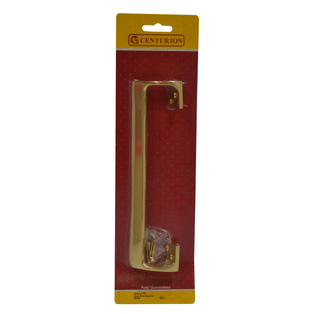 Centurion - Oval Grip Handle 225mm, Brass