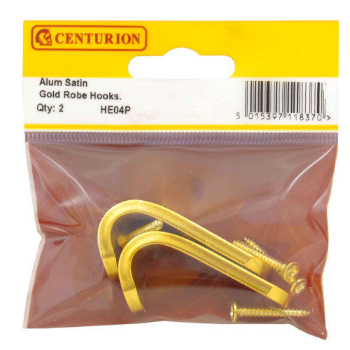 Centurion - GAA Flat Pattern Robe Hooks - HE04P