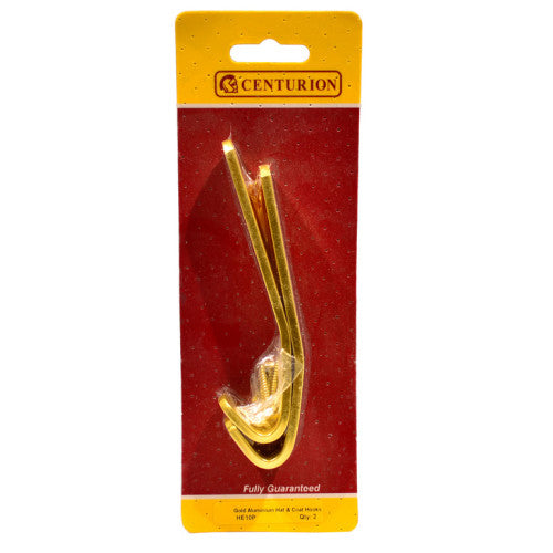 Centurion - Gold Aluminum Coat Hooks - HE10P