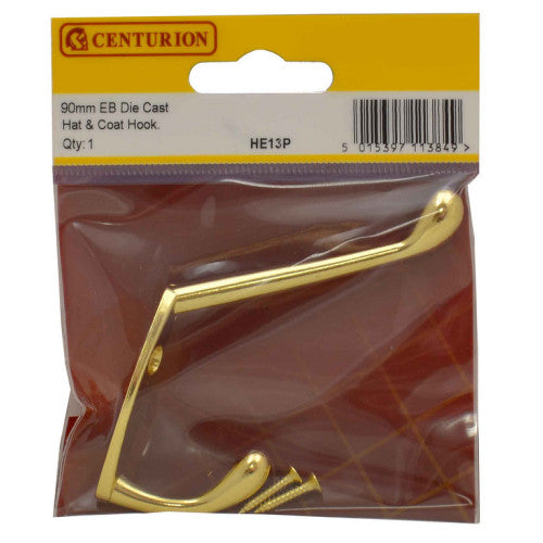 Centurion -  EB 90mm die cast Hat & Coat Hook